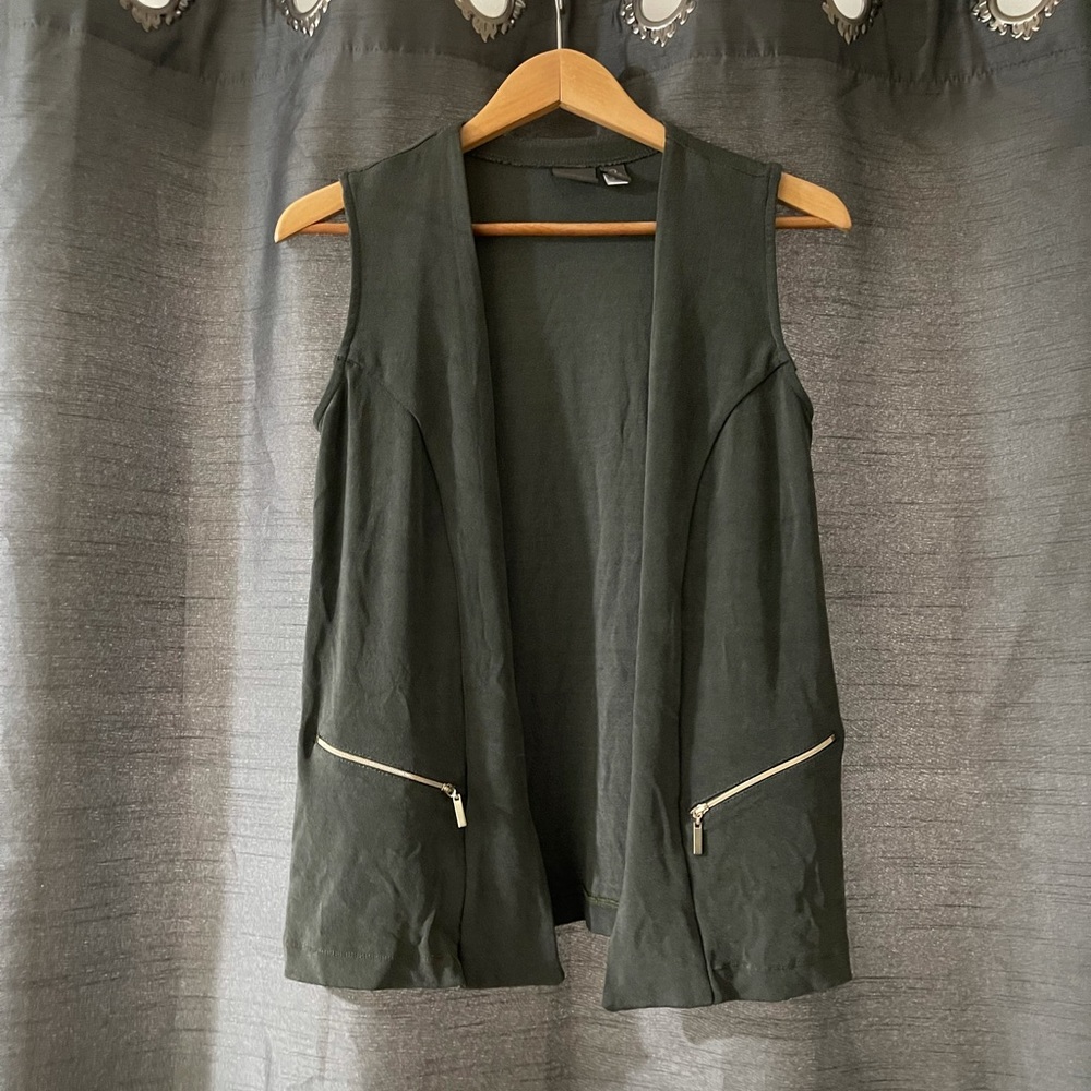 Army green dressy vest